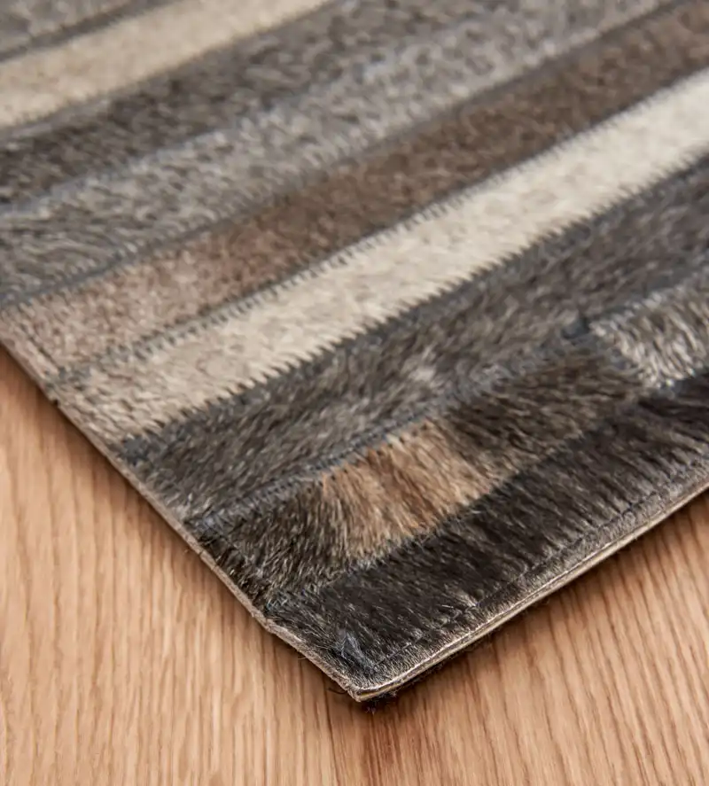 Gaucho Stripe Dark Grey Rug - Image 4