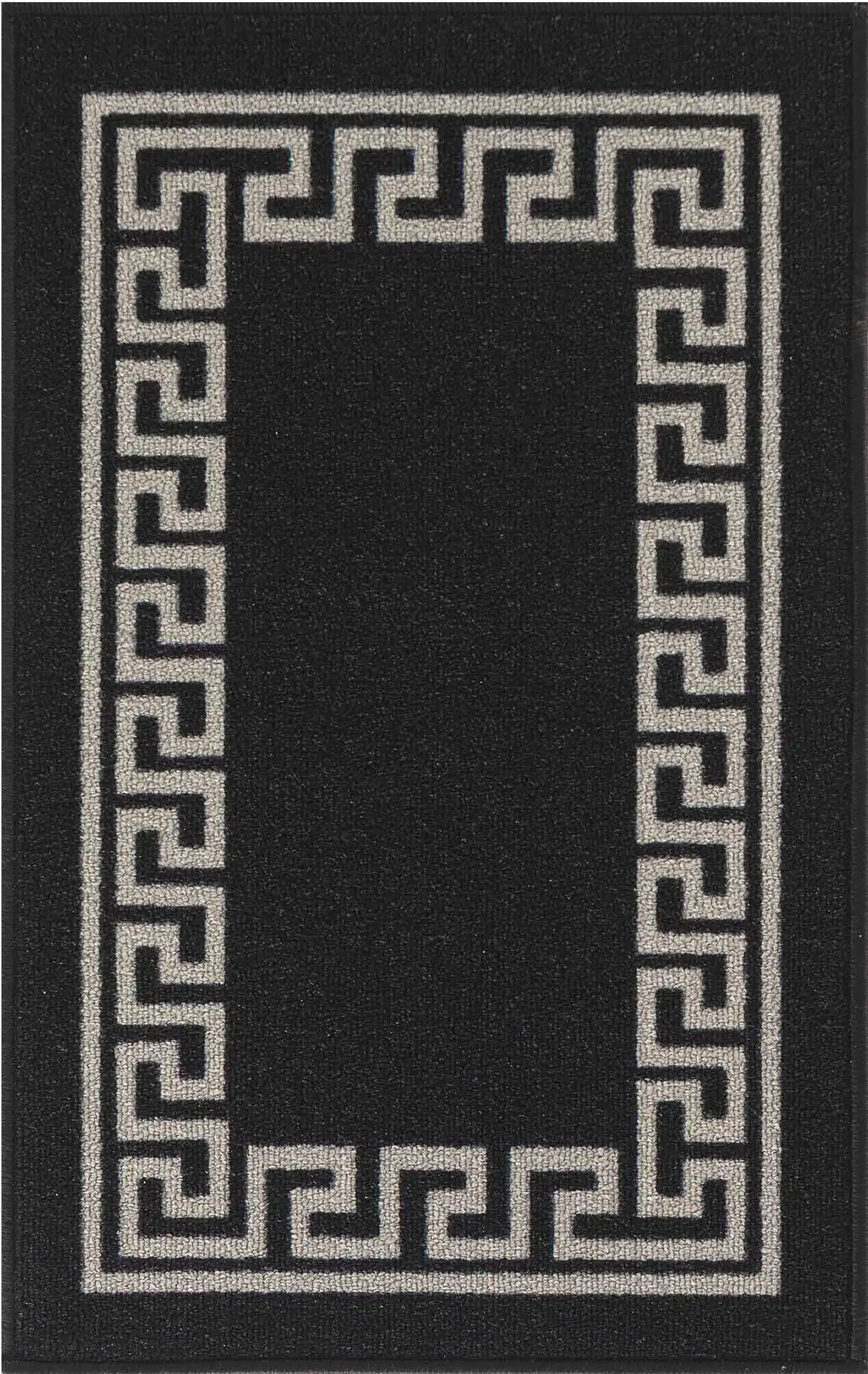 Washable Gel-Back Havana 413 Black Rug - Image 6