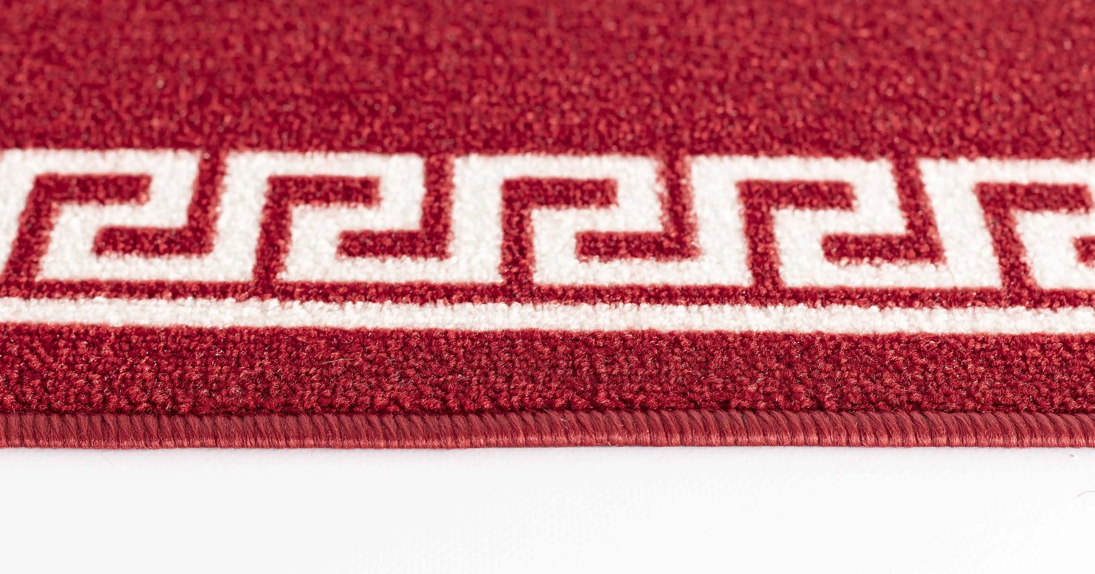 Washable Gel-Back Havana 413 Red Cream Rug - Image 3
