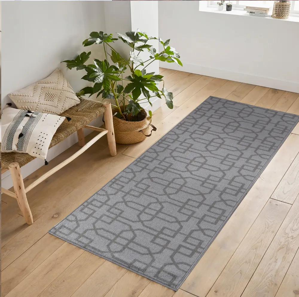 Washable Gel-Back Havana Siam Silver Rug - Image 3