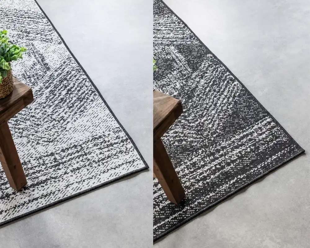 Gemini Reversible 106009 Black Rug - Image 3