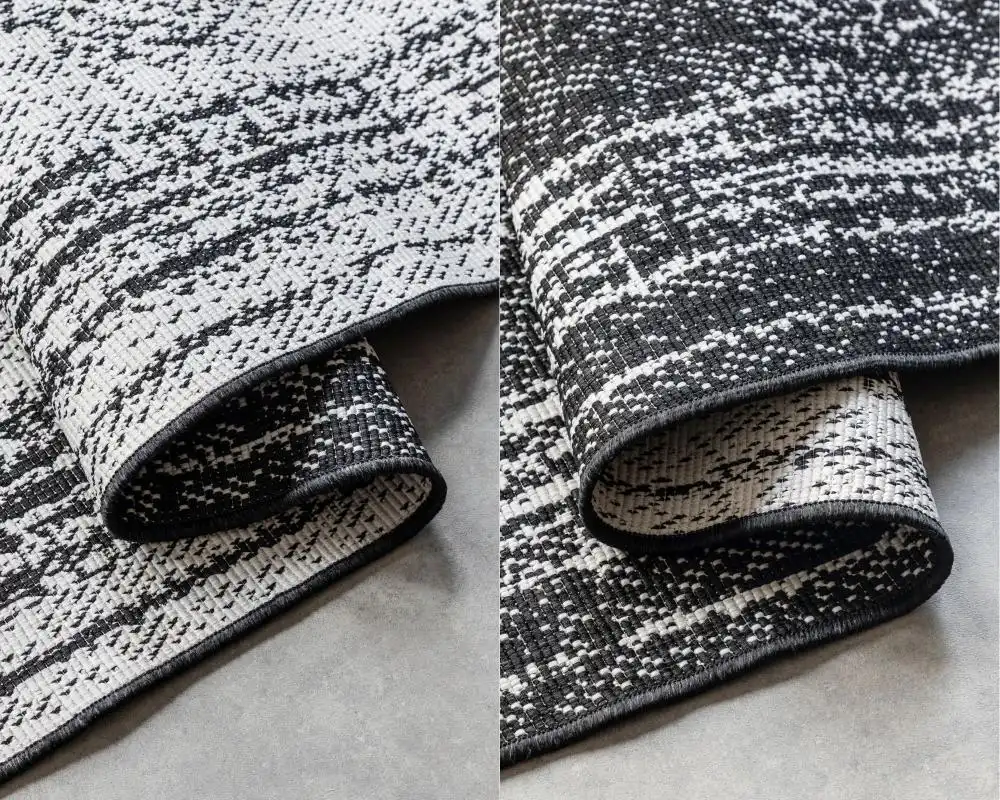 Gemini Reversible 106009 Black Rug - Image 4