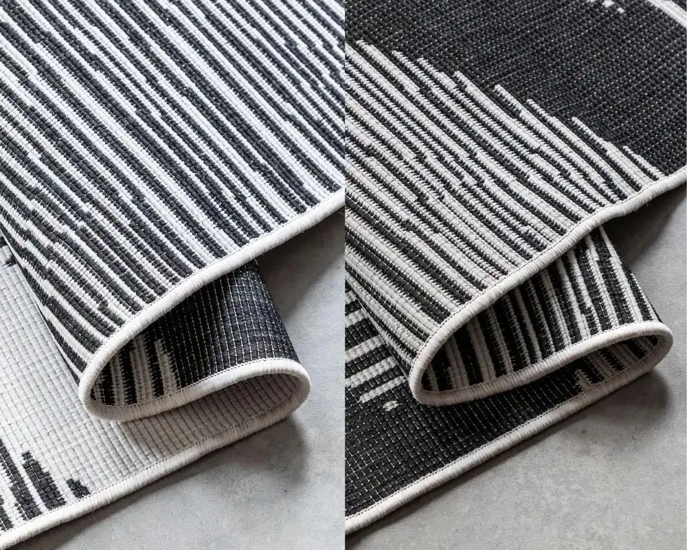Gemini Reversible 106014 Black Rug - Image 4