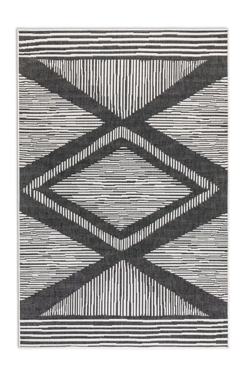 Gemini Reversible 106014 Black Rug - Image 7