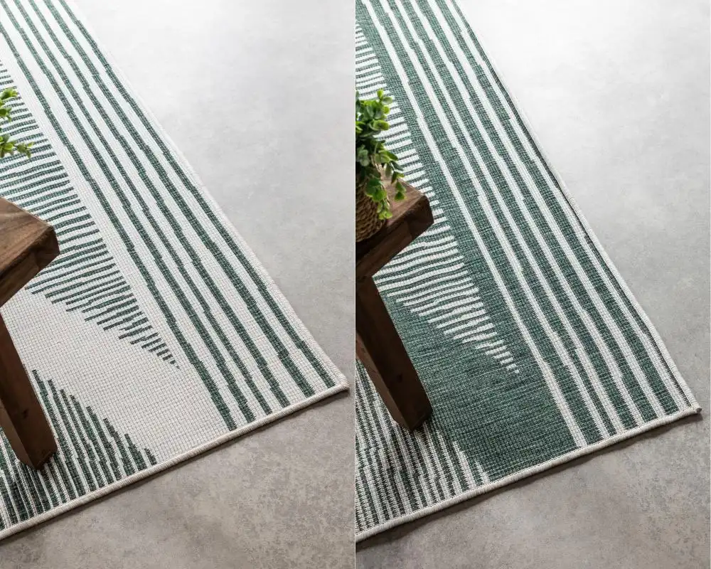 Gemini Reversible 106015 Green Rug - Image 3