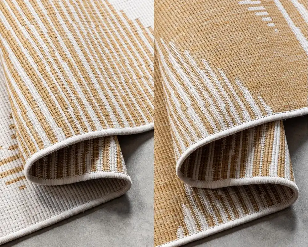 Gemini Reversible 106017 Ochre Rug - Image 4