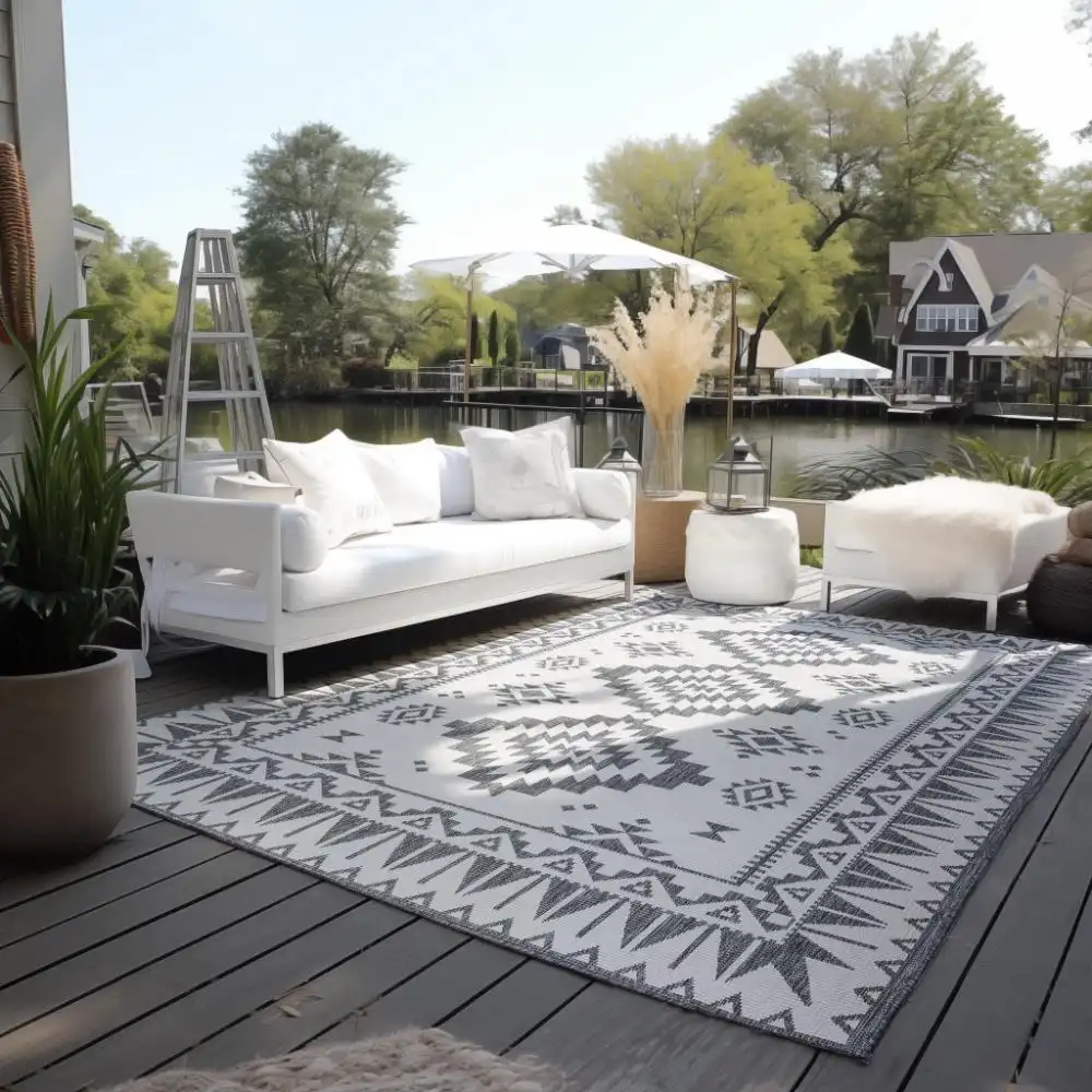 Gemini Reversible 106018 Silver Rug - Image 3