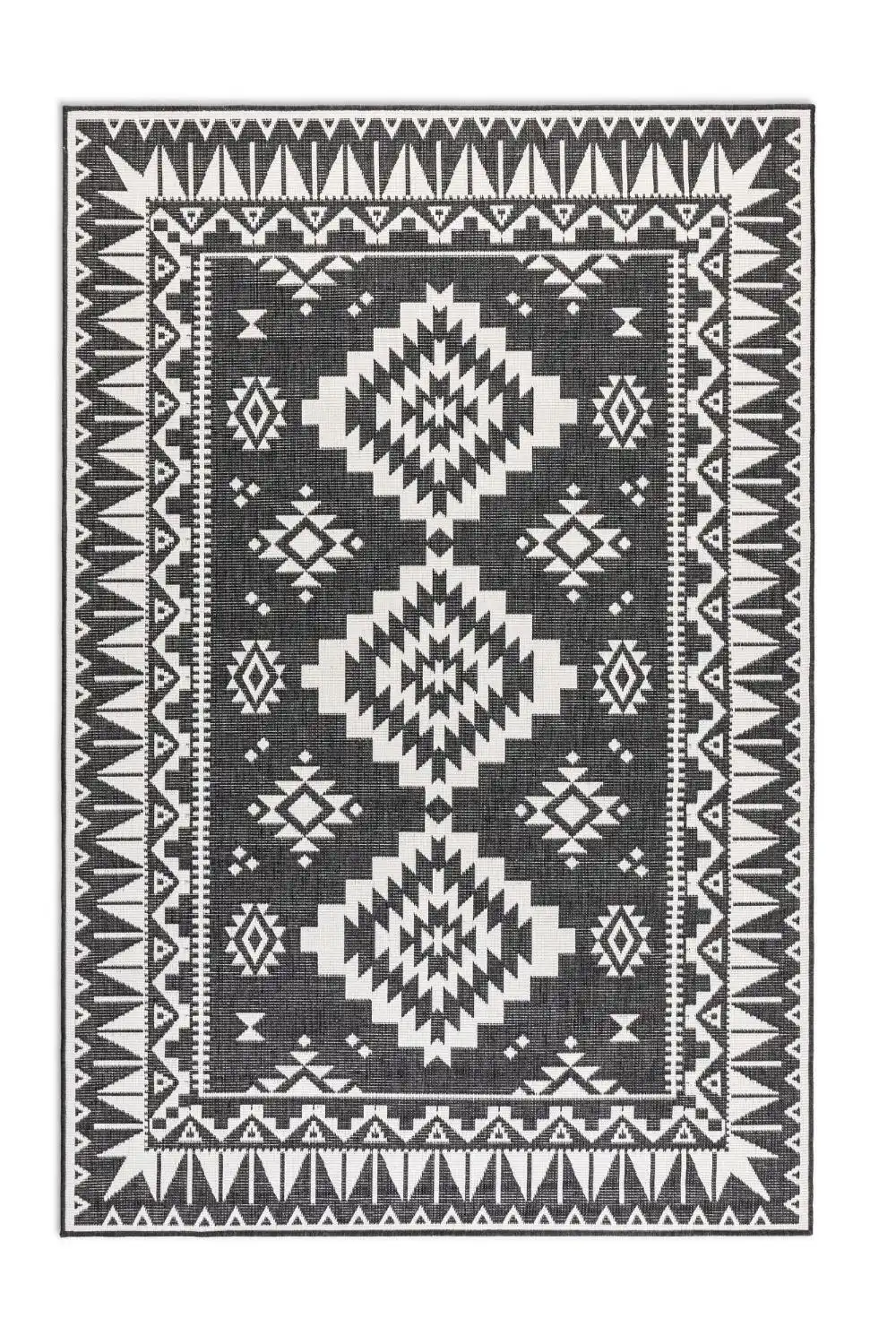Gemini Reversible 106019 Black Rug - Image 7