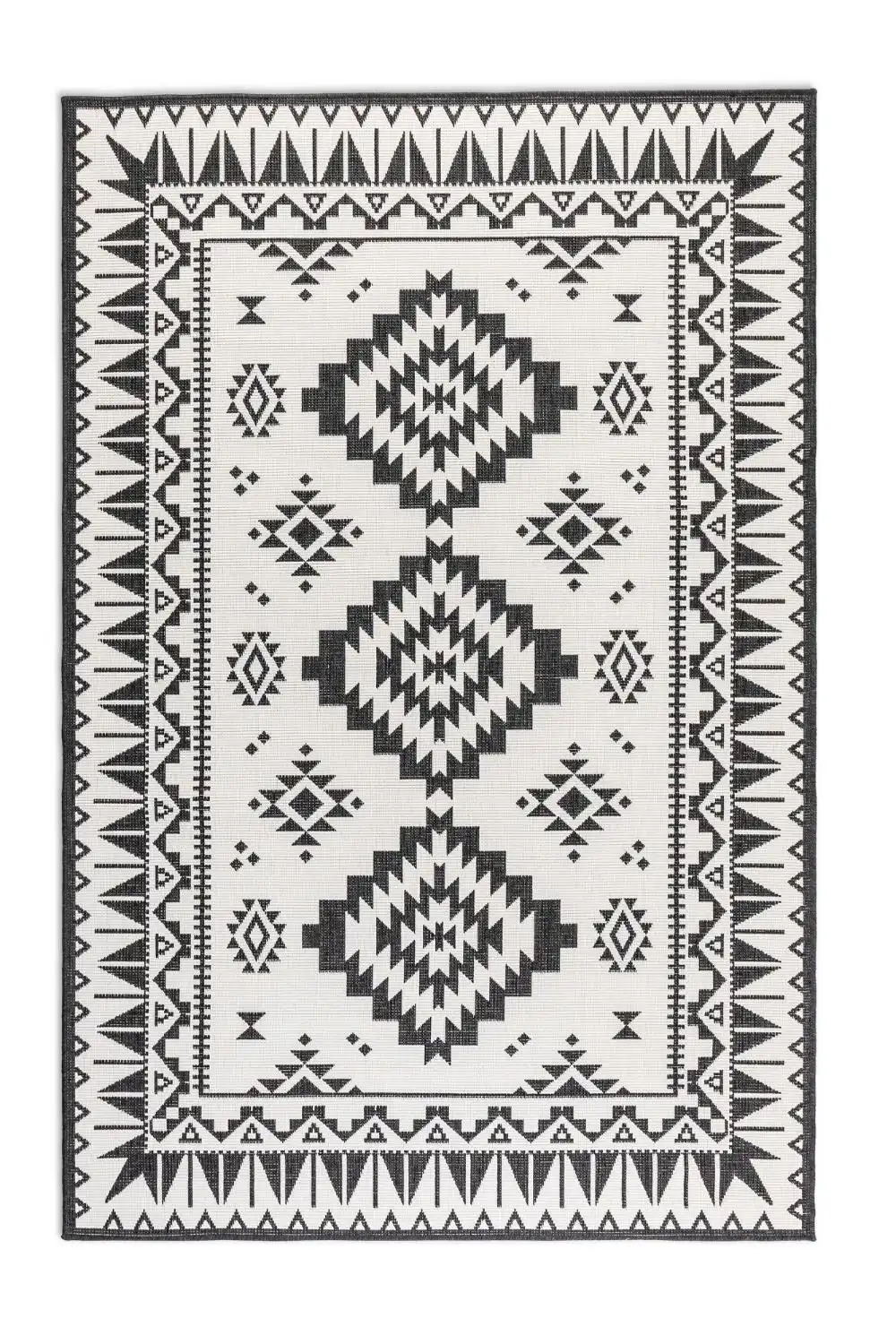 Gemini Reversible 106019 Black Rug - Image 8