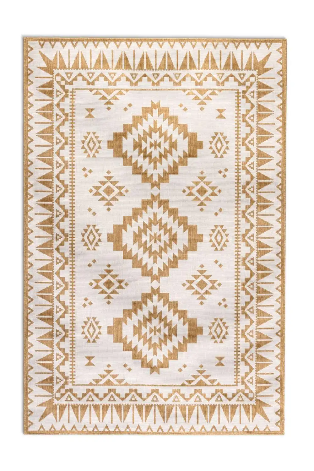 Gemini Reversible 106022 Ochre Rug - Image 8