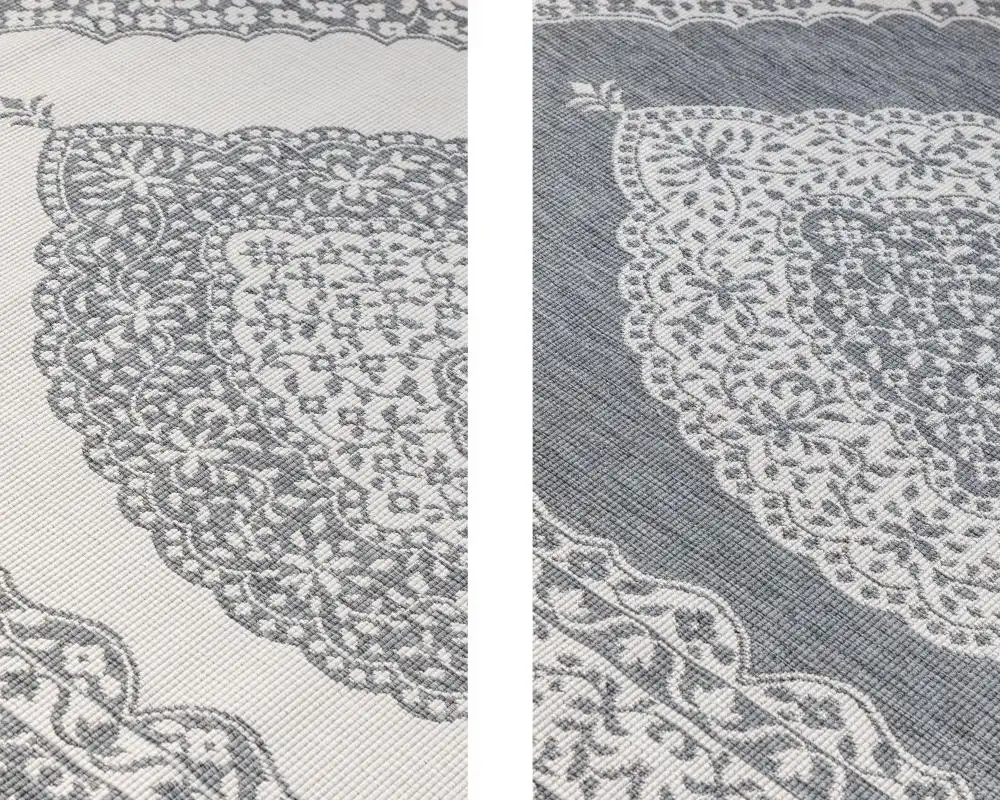 Gemini Reversible 106023 Silver Rug - Image 3