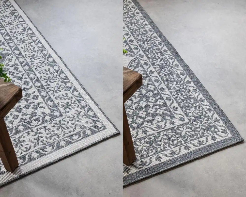 Gemini Reversible 106023 Silver Rug - Image 4