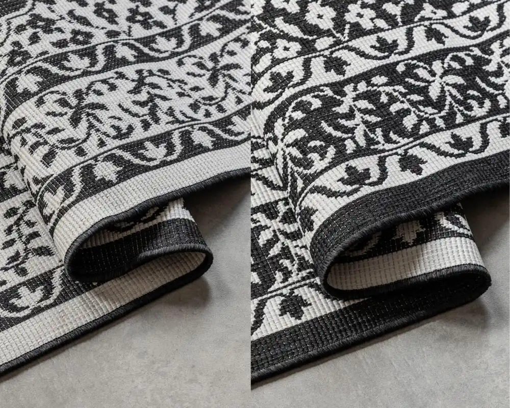 Gemini Reversible 106024 Black Rug - Image 5