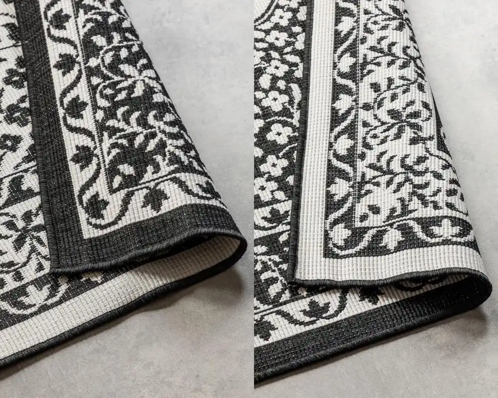 Gemini Reversible 106024 Black Rug - Image 6
