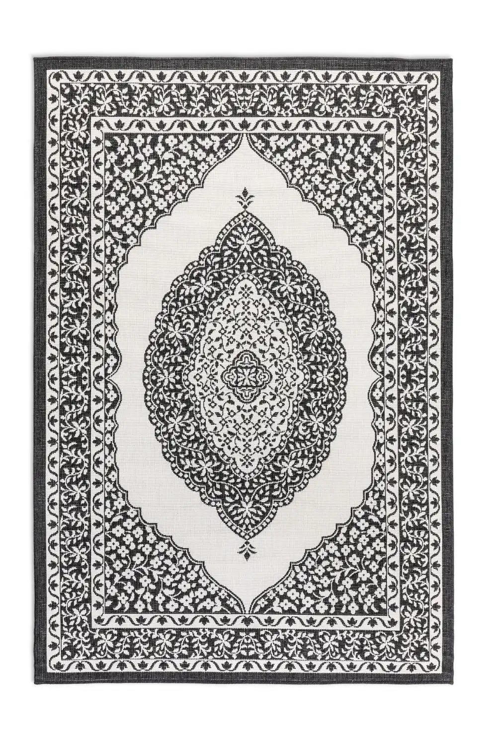 Gemini Reversible 106024 Black Rug - Image 7