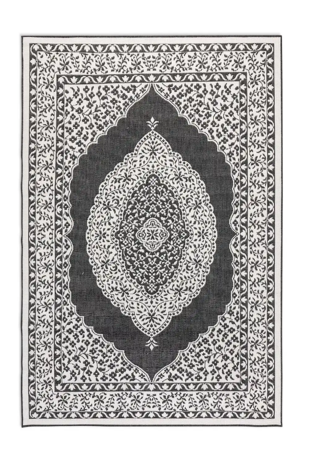 Gemini Reversible 106024 Black Rug - Image 8