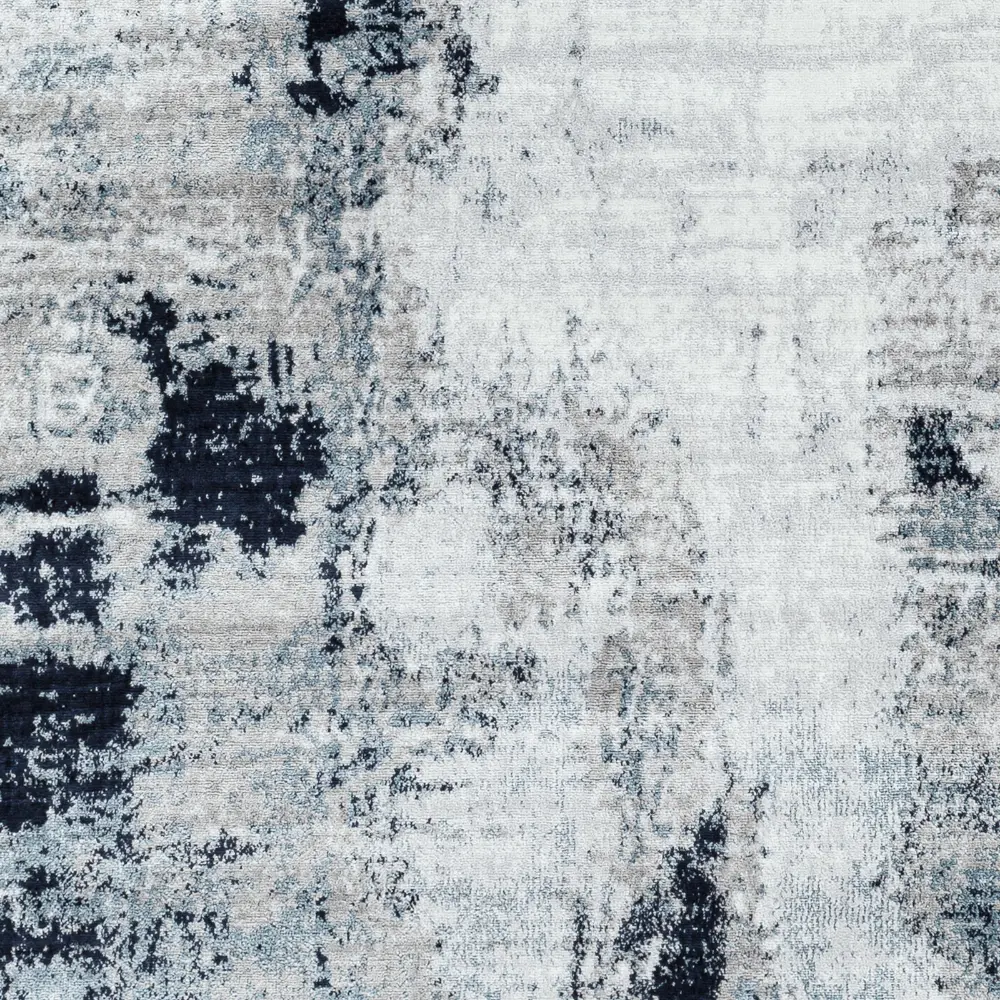 Giulia Abstract Modern Marble Aqua/Navy Rug - Image 11
