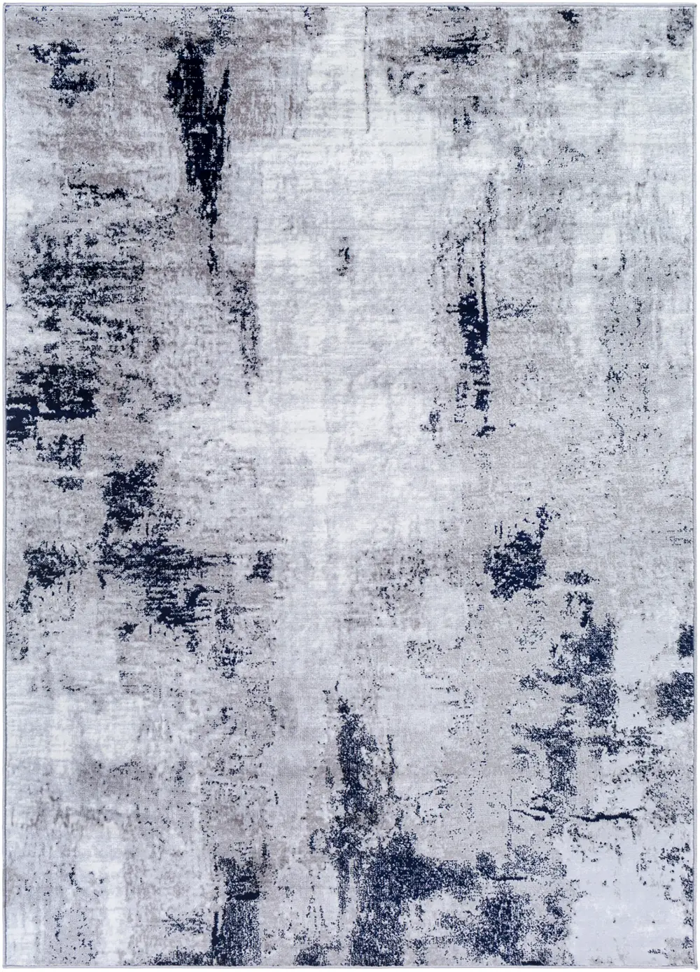 Giulia Abstract Modern Marble Grey Rug - Image 7