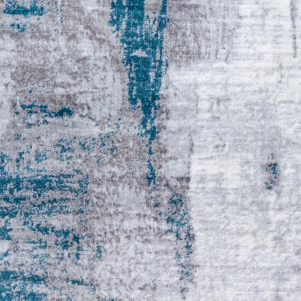 Giulia Abstract Modern Marble Medium Grey Rug - Image 5
