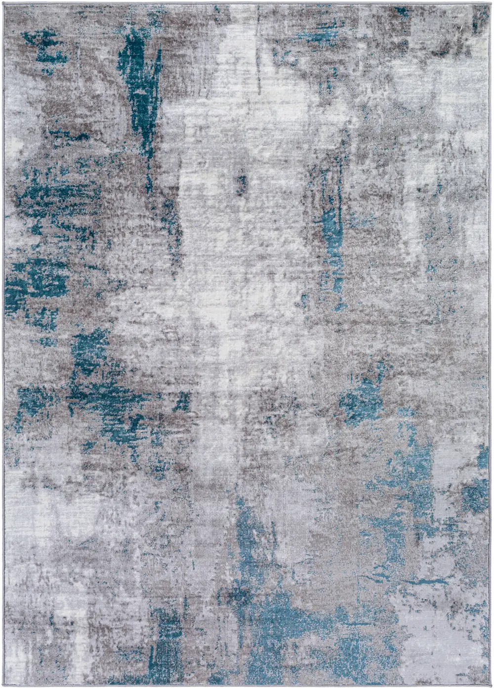 Giulia Abstract Modern Marble Medium Grey Rug - Image 7