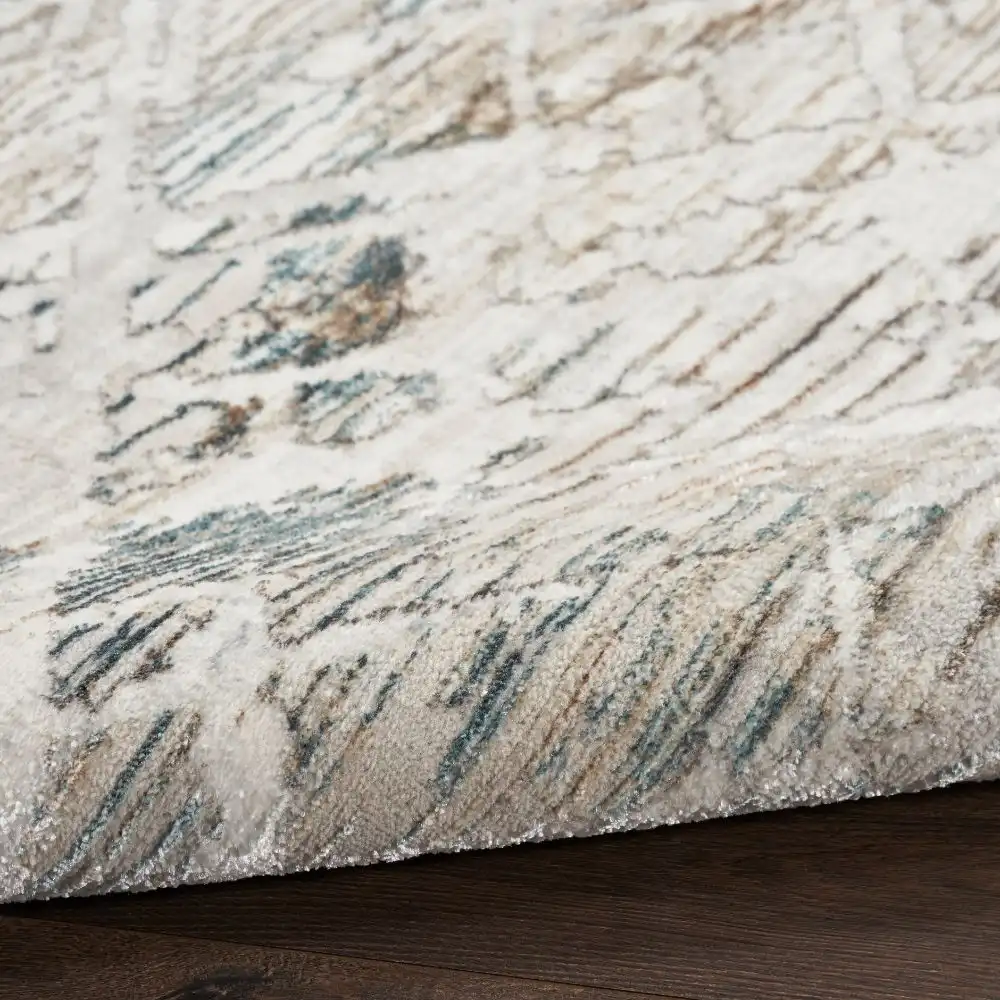 Glitz Nourison GLZ 11 Grey Rug - Image 5