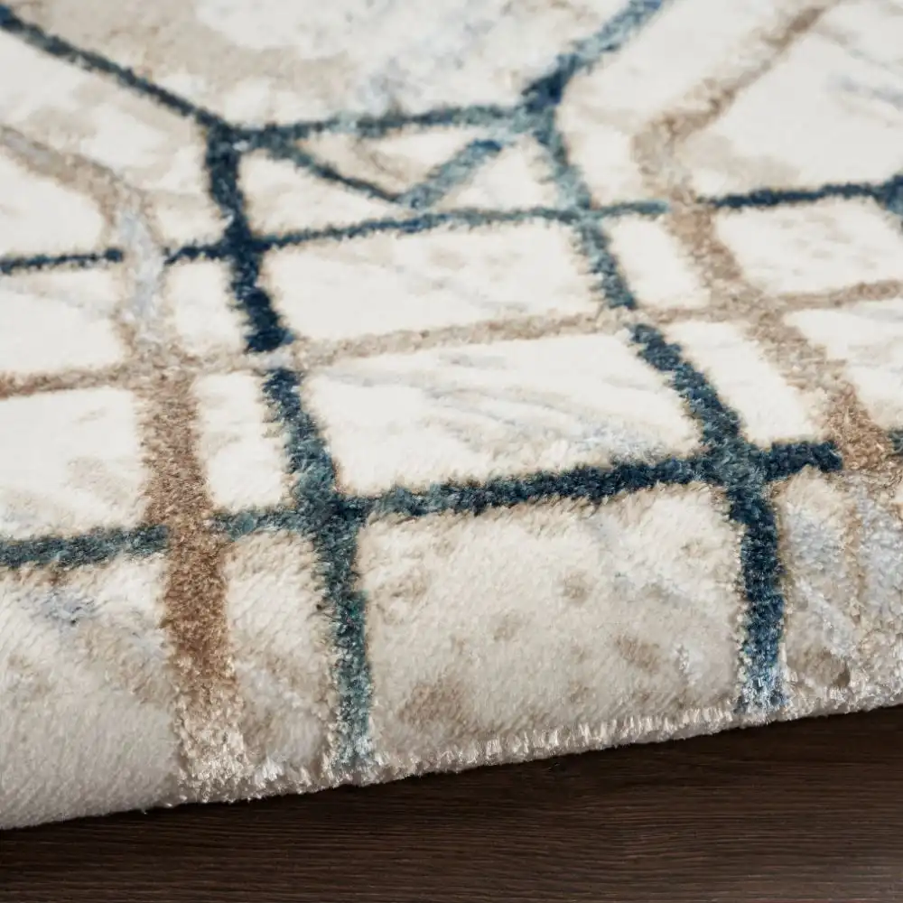 Glitz GLZ03 Ivory Taupe Rug - Image 3