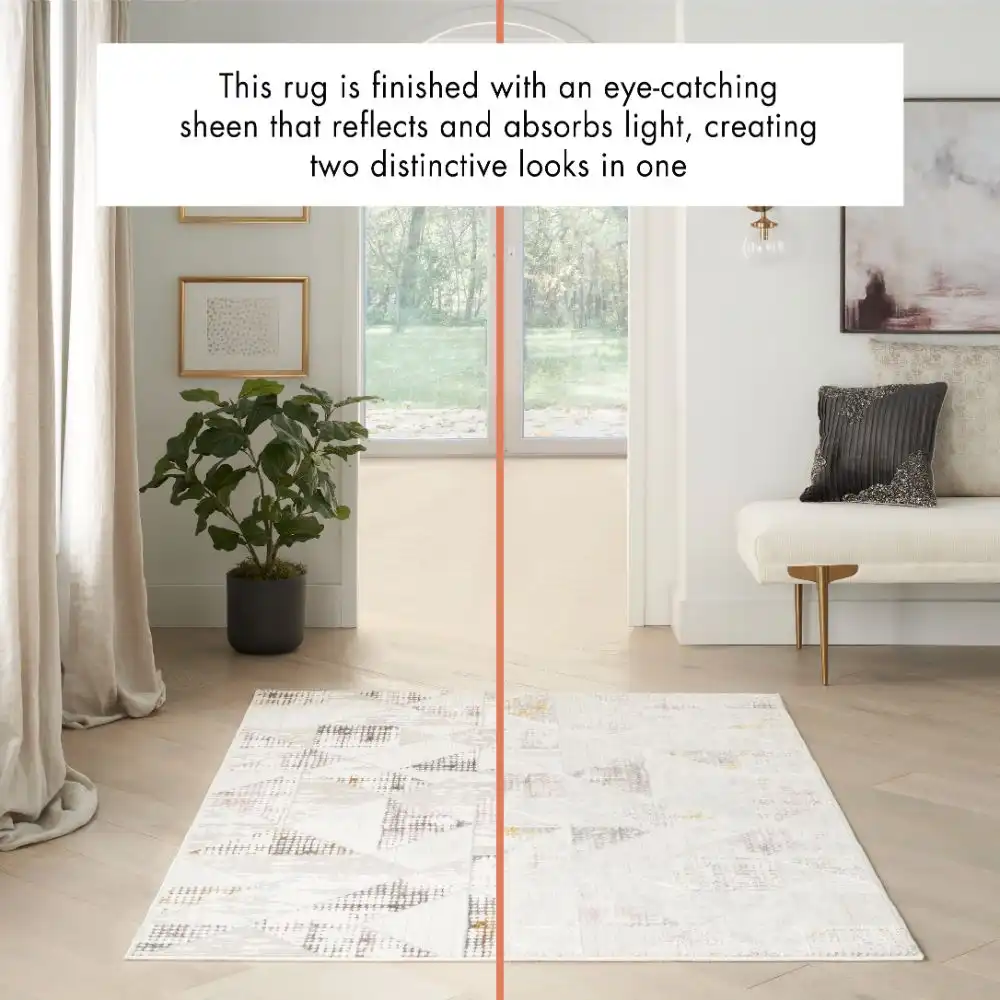 Glitz GLZ04 Ivory Multicolour Rug - Image 2