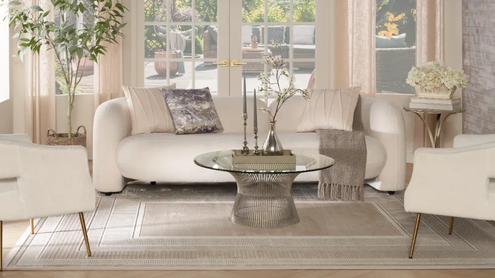 Glitz GLZ07 Ivory Rug - Image 2