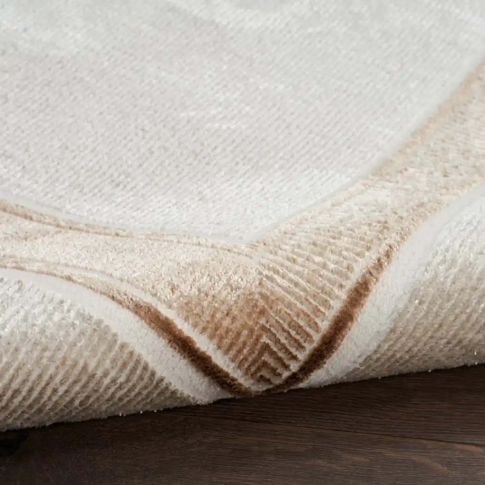 Glitz GLZ08 Ivory Cream Rug - Image 3