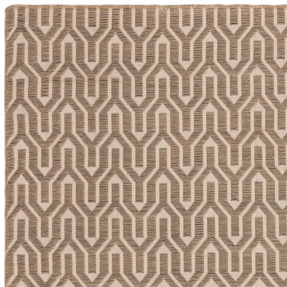 Global Cream Lattice Rug - Image 4