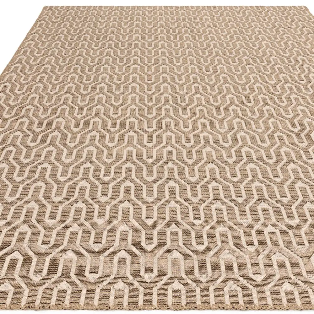 Global Cream Lattice Rug - Image 5