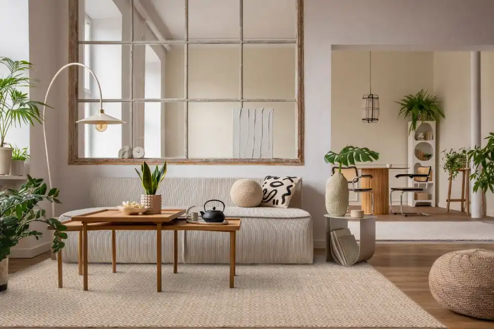 Global Cream Mosaic Rug - Image 2