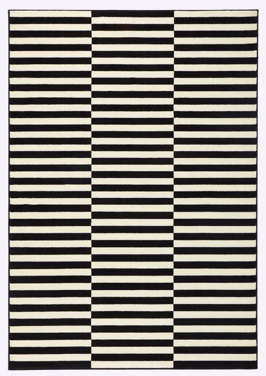 Gloria 102408 Black Cream Rug - Image 3
