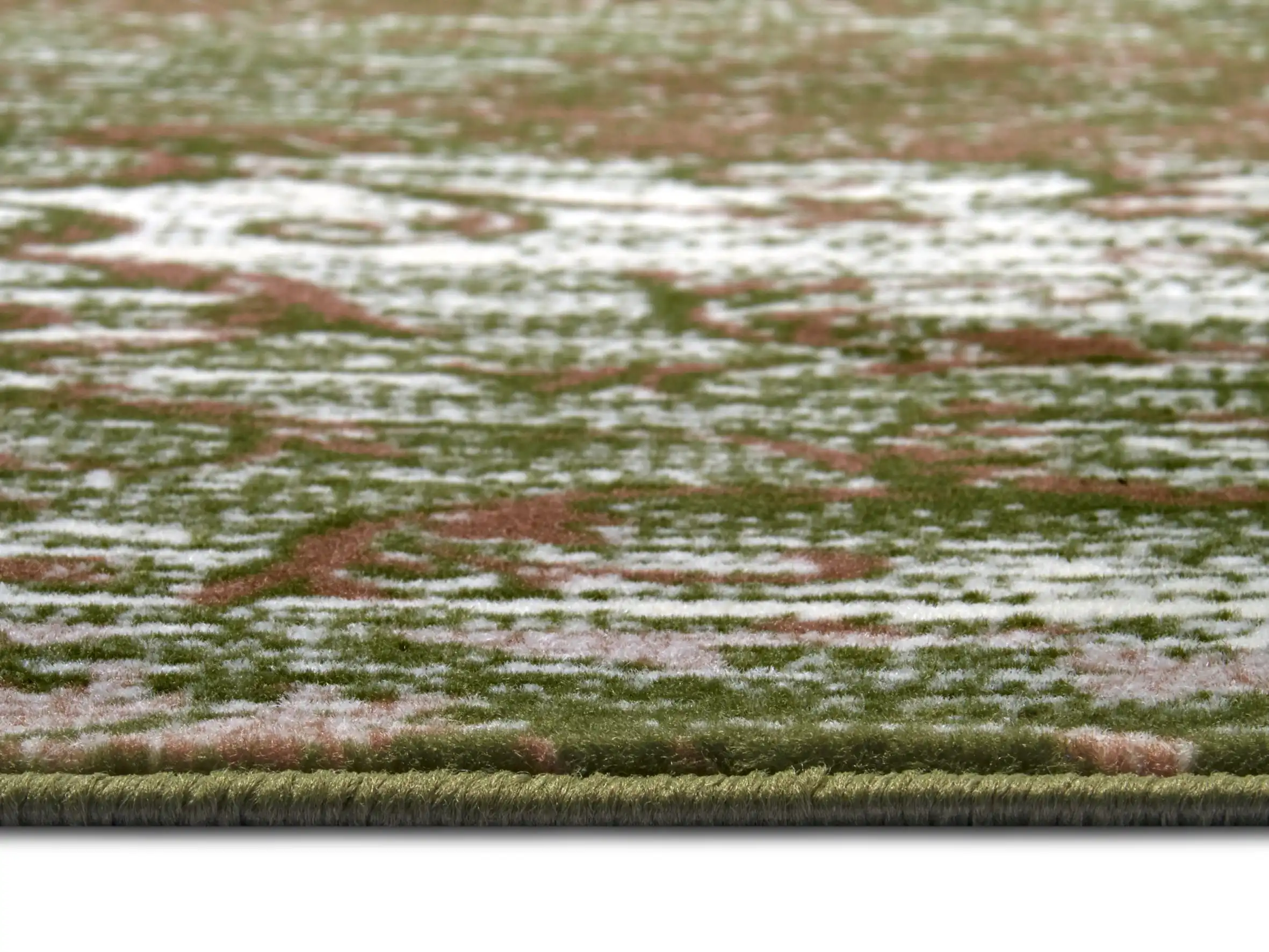 Gloria 105521 Bloques Green Cream Rug - Image 6