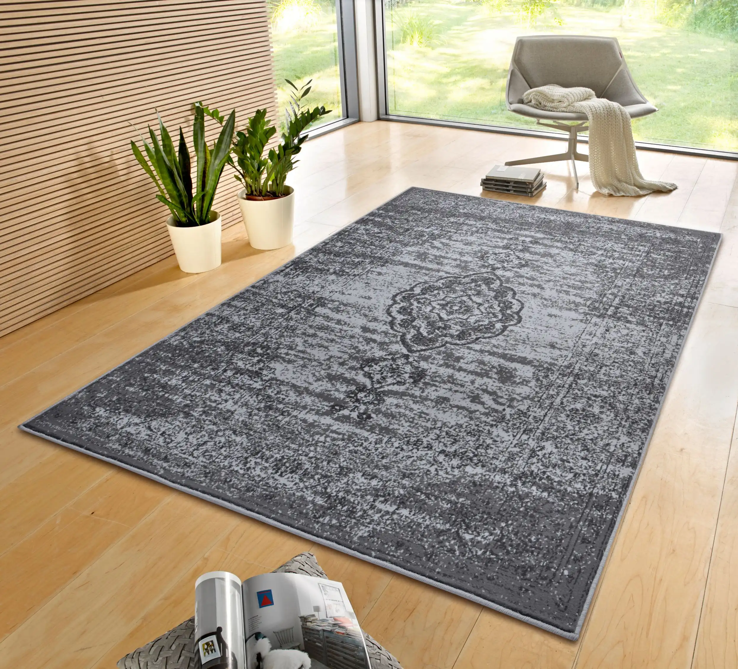 Gloria 105520 Meridional Grey Rug