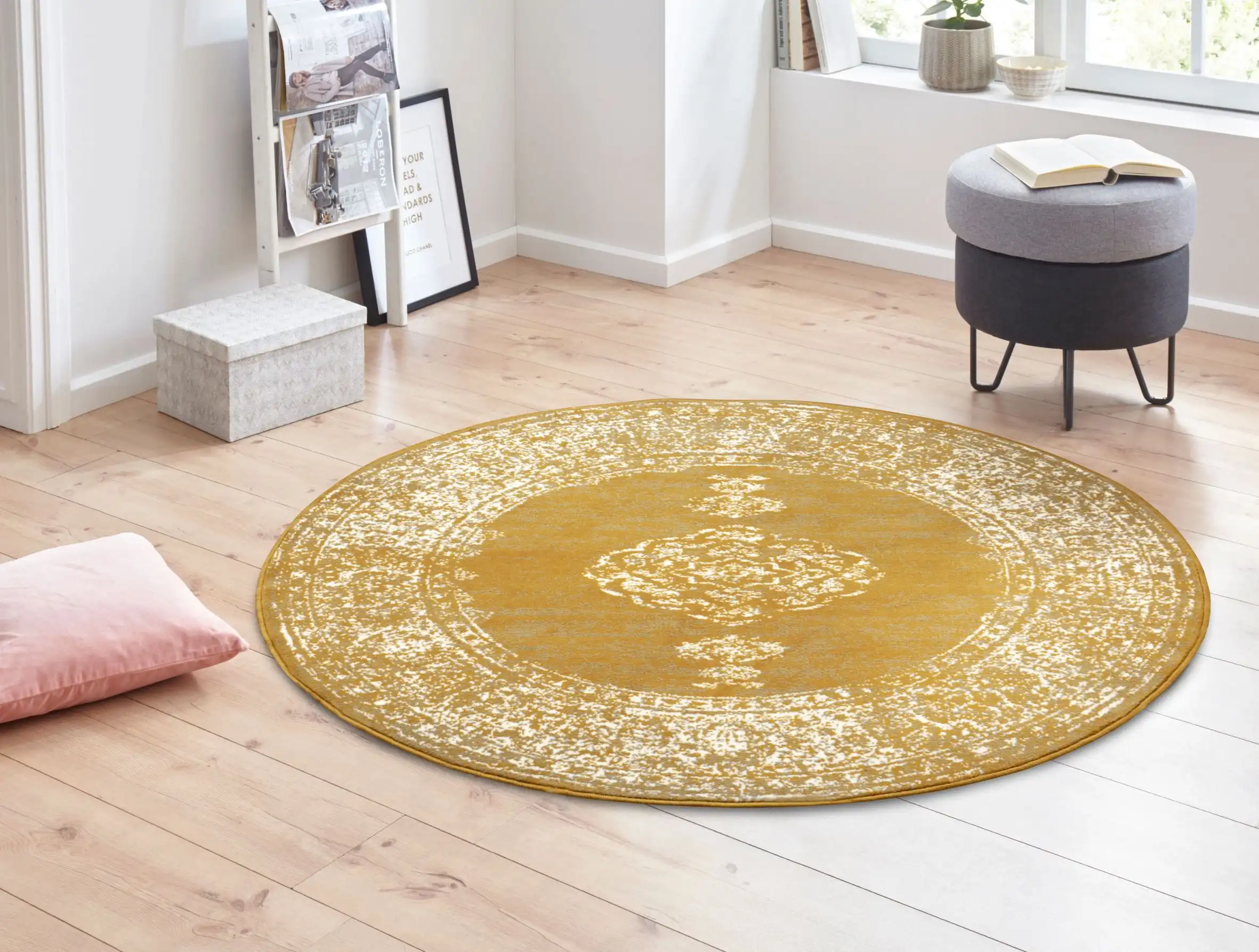Gloria 105518 Meridional Mustard Rug - Image 5