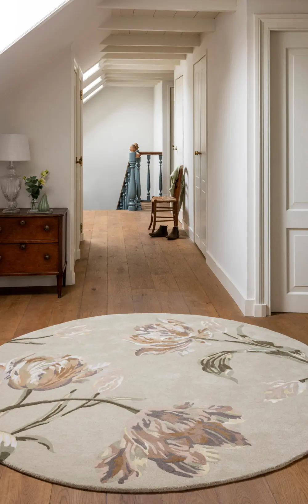 Gosford Laura Ashley Natural/Sage Green 081307 Rug - Image 4