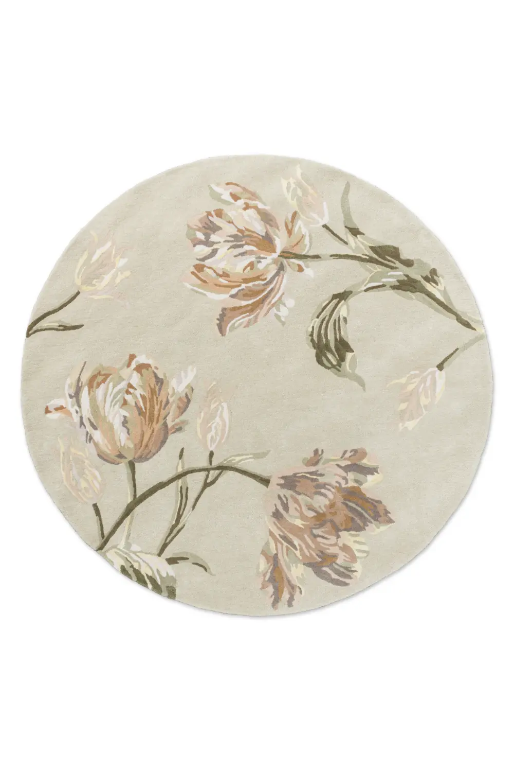 Gosford Laura Ashley Natural/Sage Green 081307 Rug - Image 7