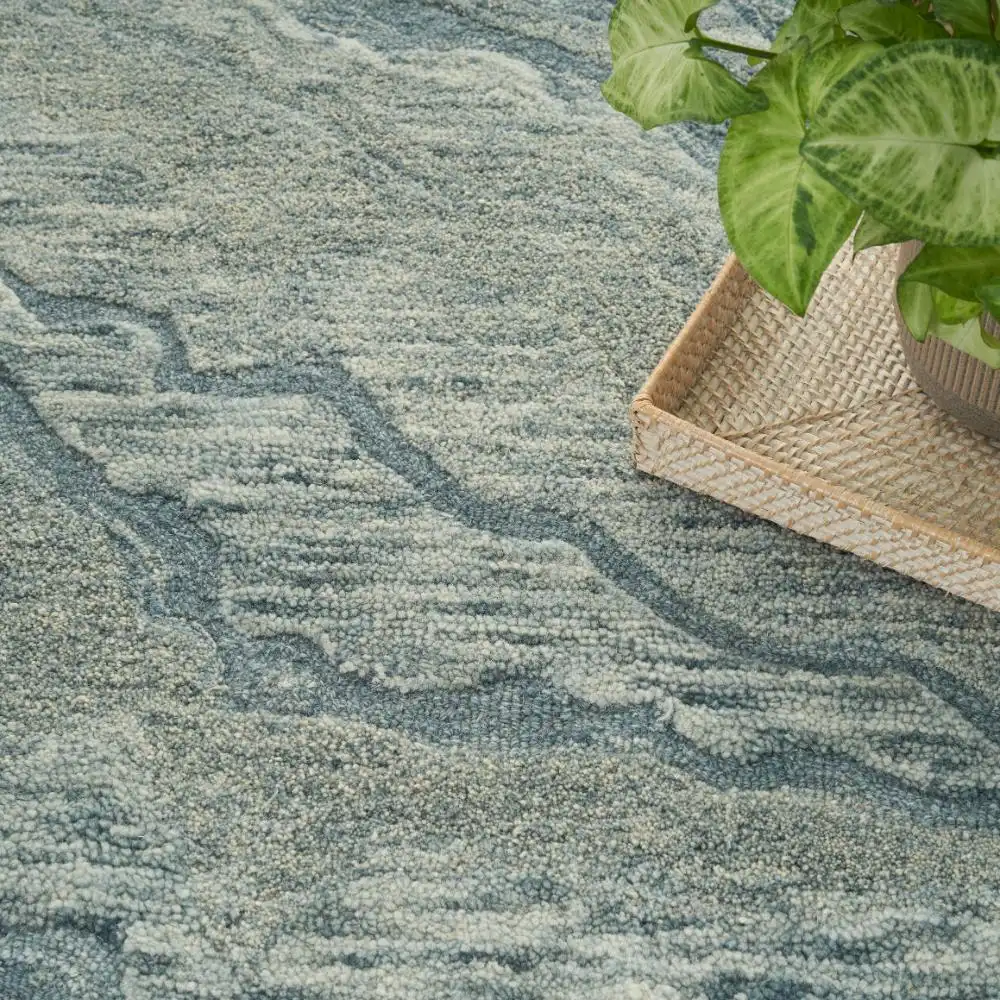 GRACEFUL GRU01 Blue Rug - Image 10