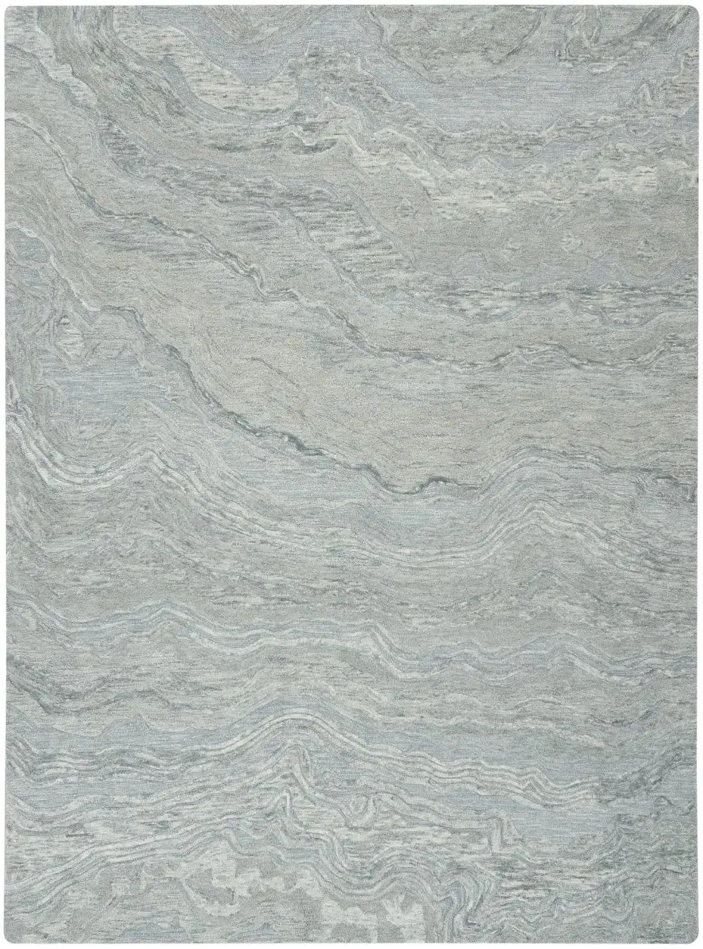 GRACEFUL GRU01 Blue Rug - Image 6