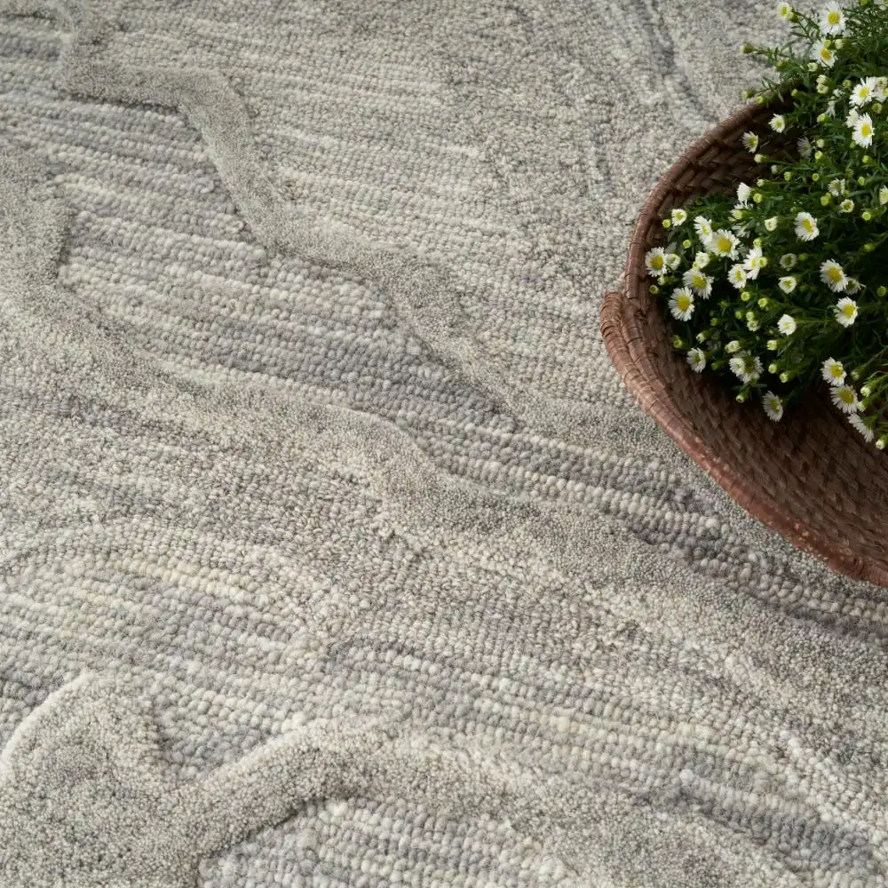 GRACEFUL GRU01 Grey Rug - Image 6