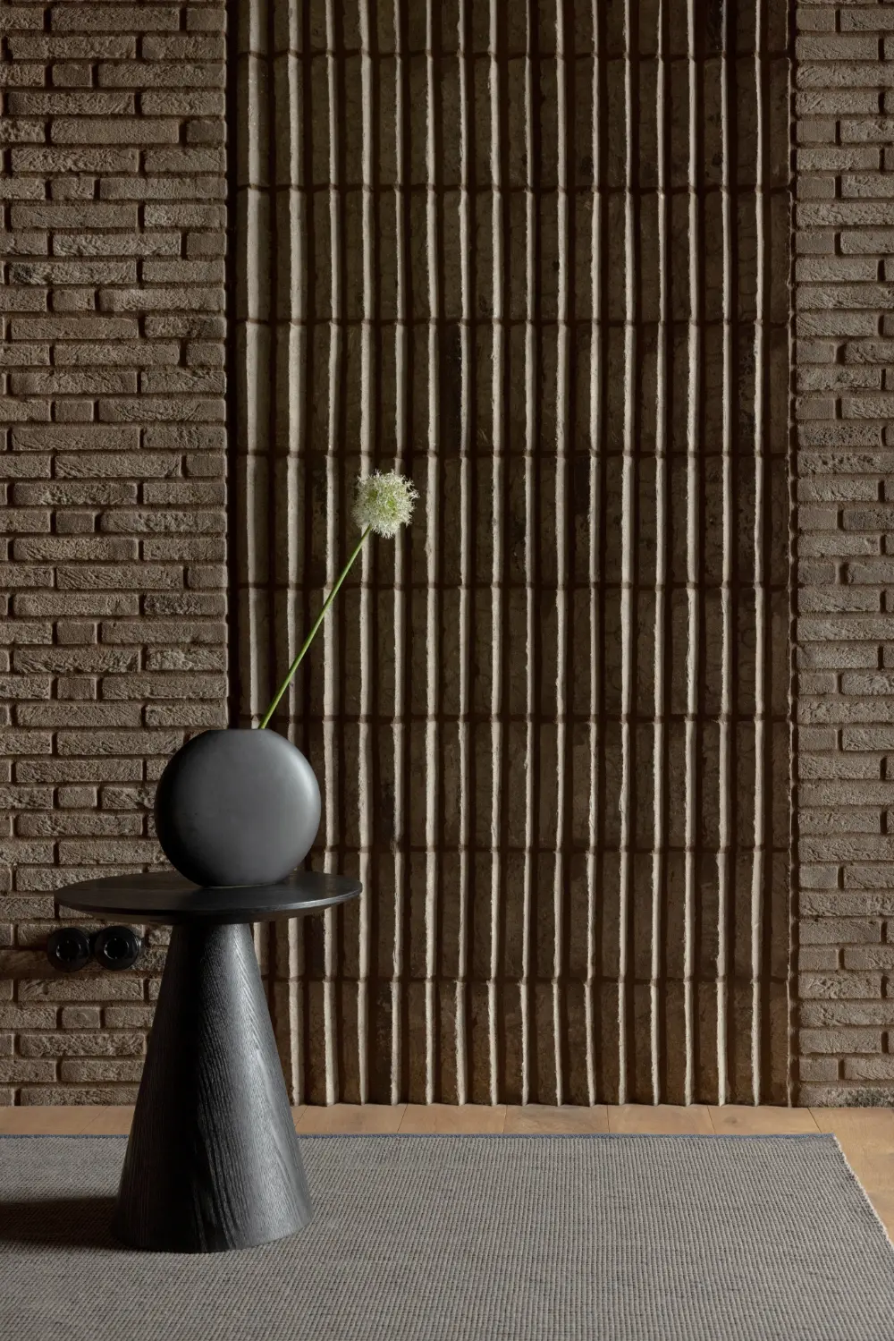 Grid Stone 129011 Rug