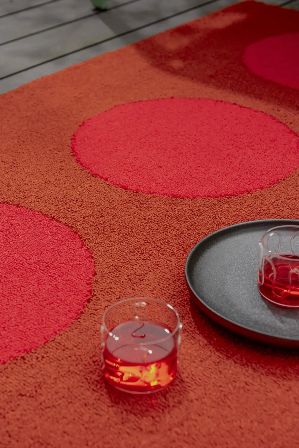 Habitat Festival Dots Red outdoor 495800 Rug - Image 3