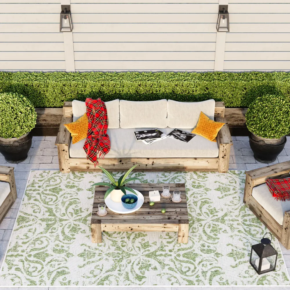 Habitat Lanark Olive Indoor / Outdoor - Image 2