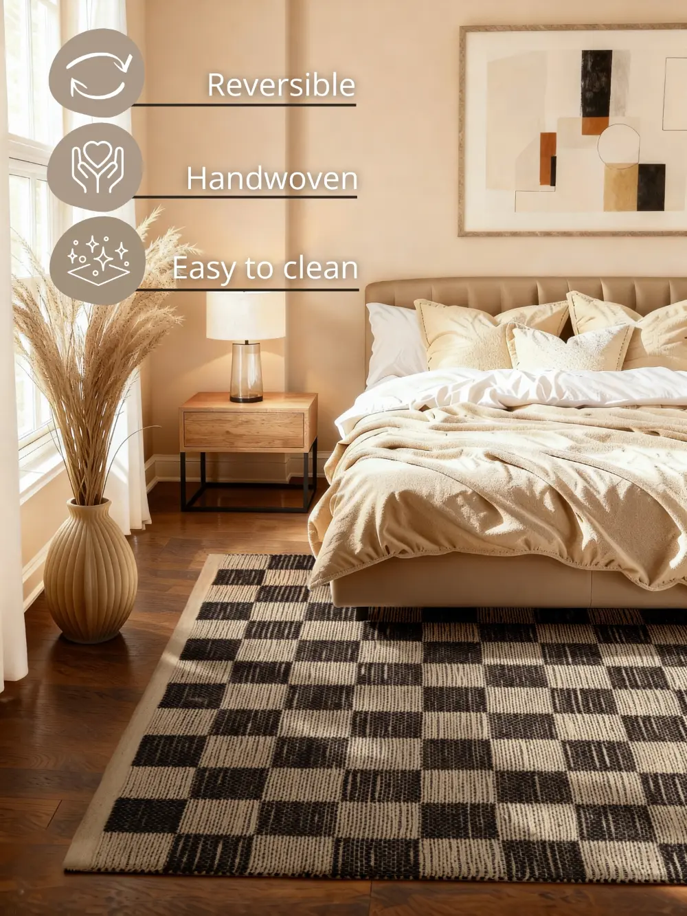 Handloom 1 Natural White Black 106333 - Image 6