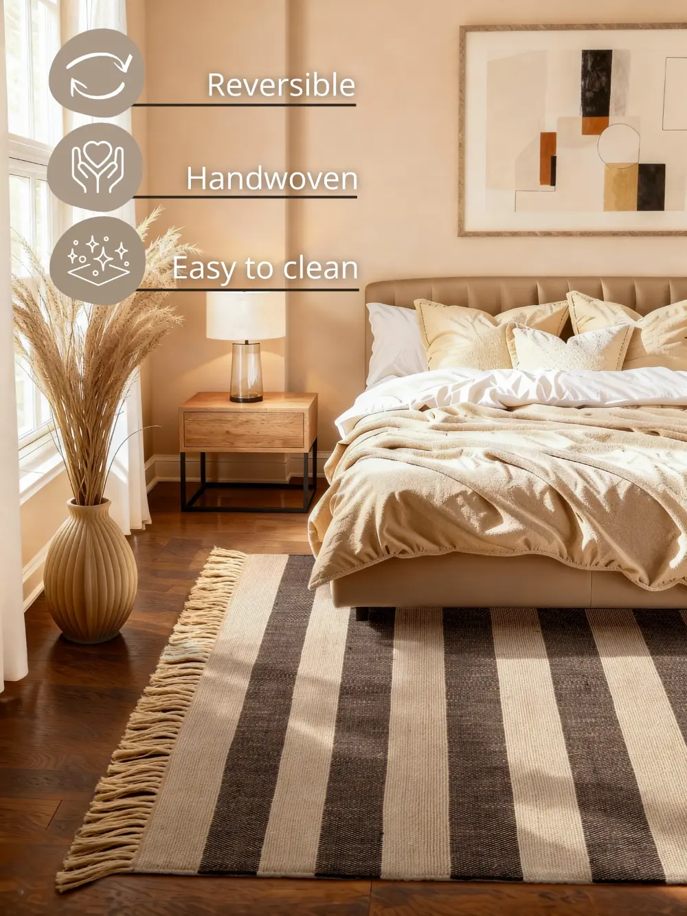 Handloom 1 Natural White Black 106334 - Image 3