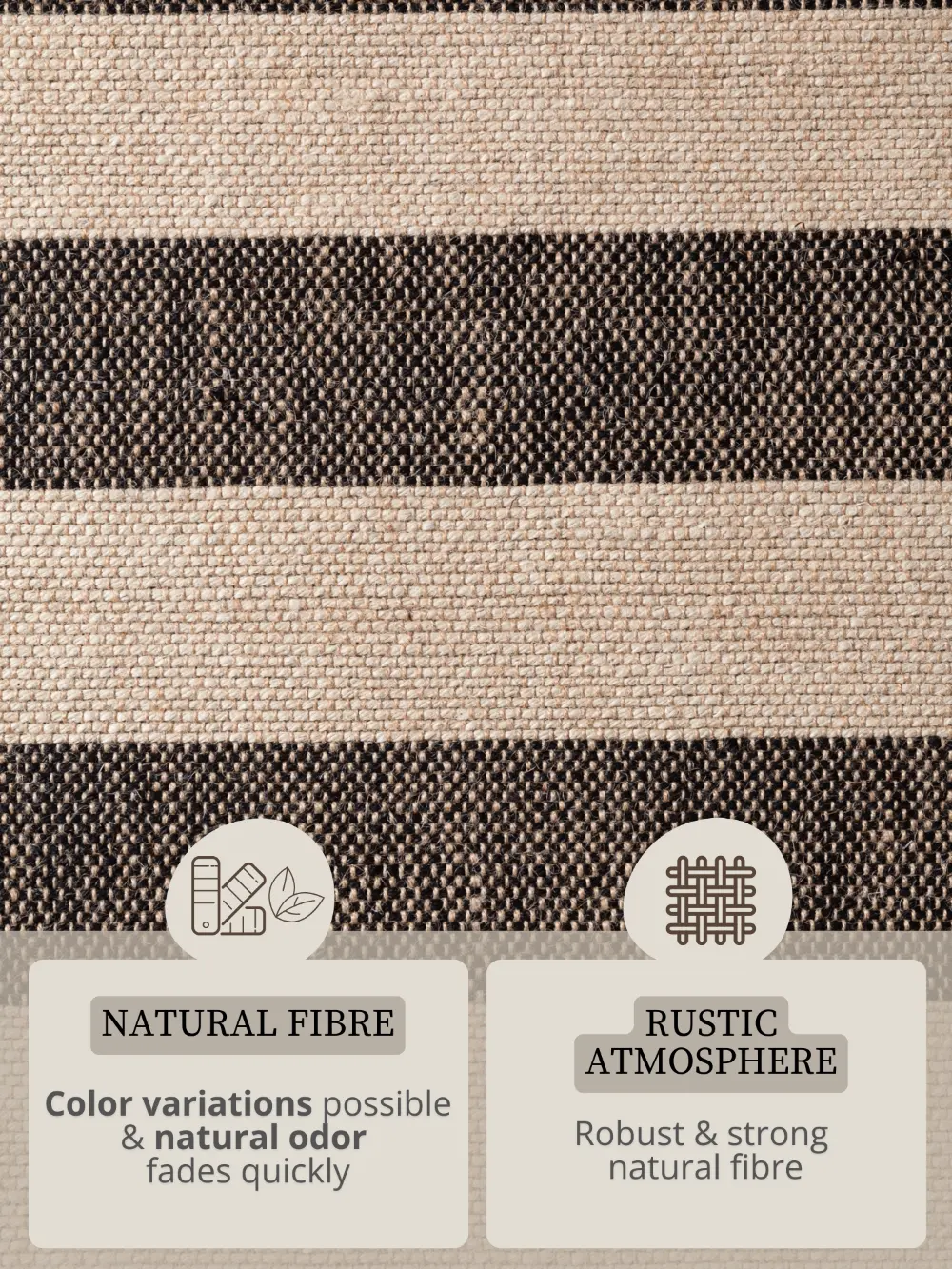 Handloom 1 Natural White Black 106334 - Image 7