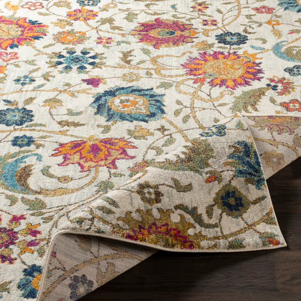 Hanshu Scandi Modern Boho Saffron Rug - Image 5