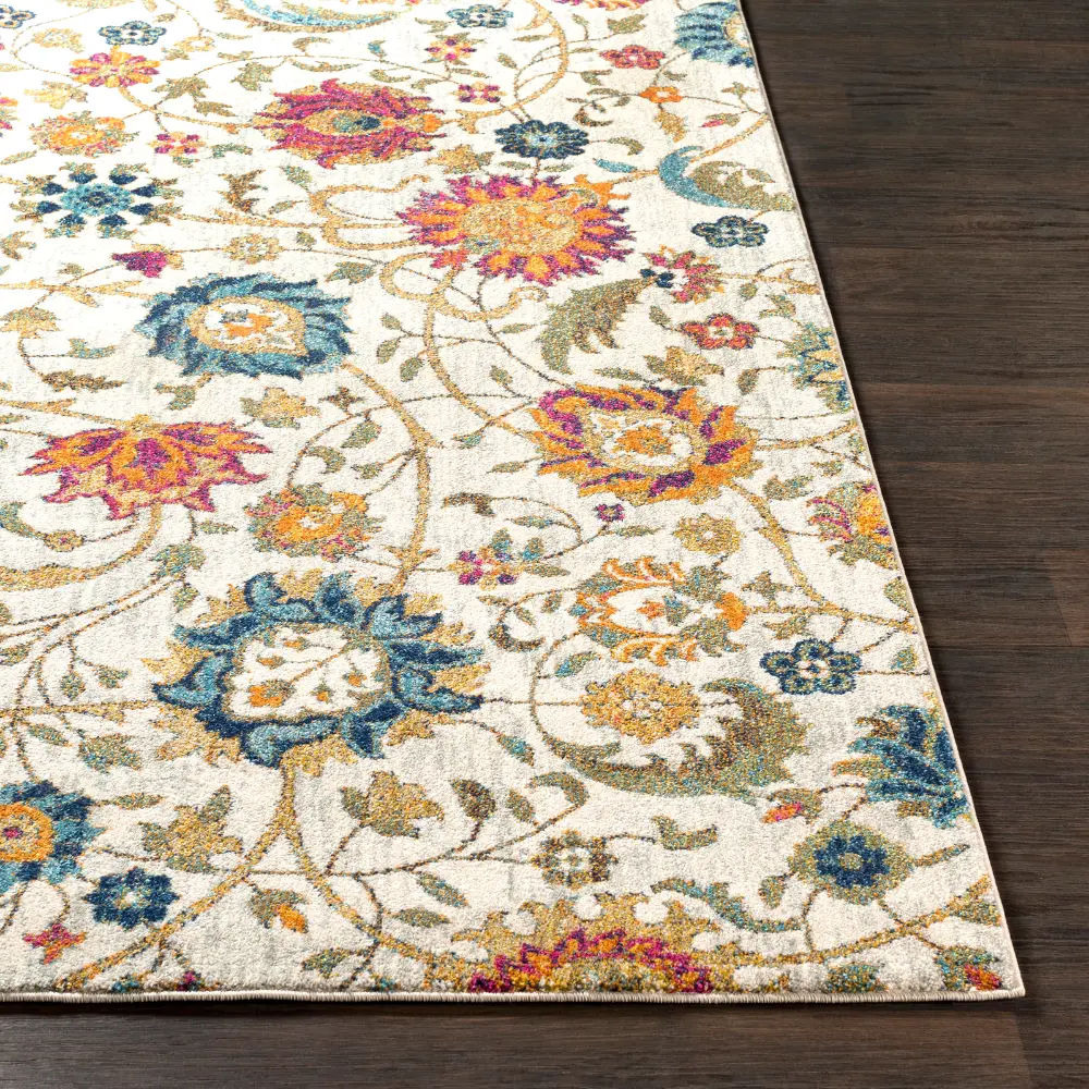 Hanshu Scandi Modern Boho Saffron Rug - Image 6
