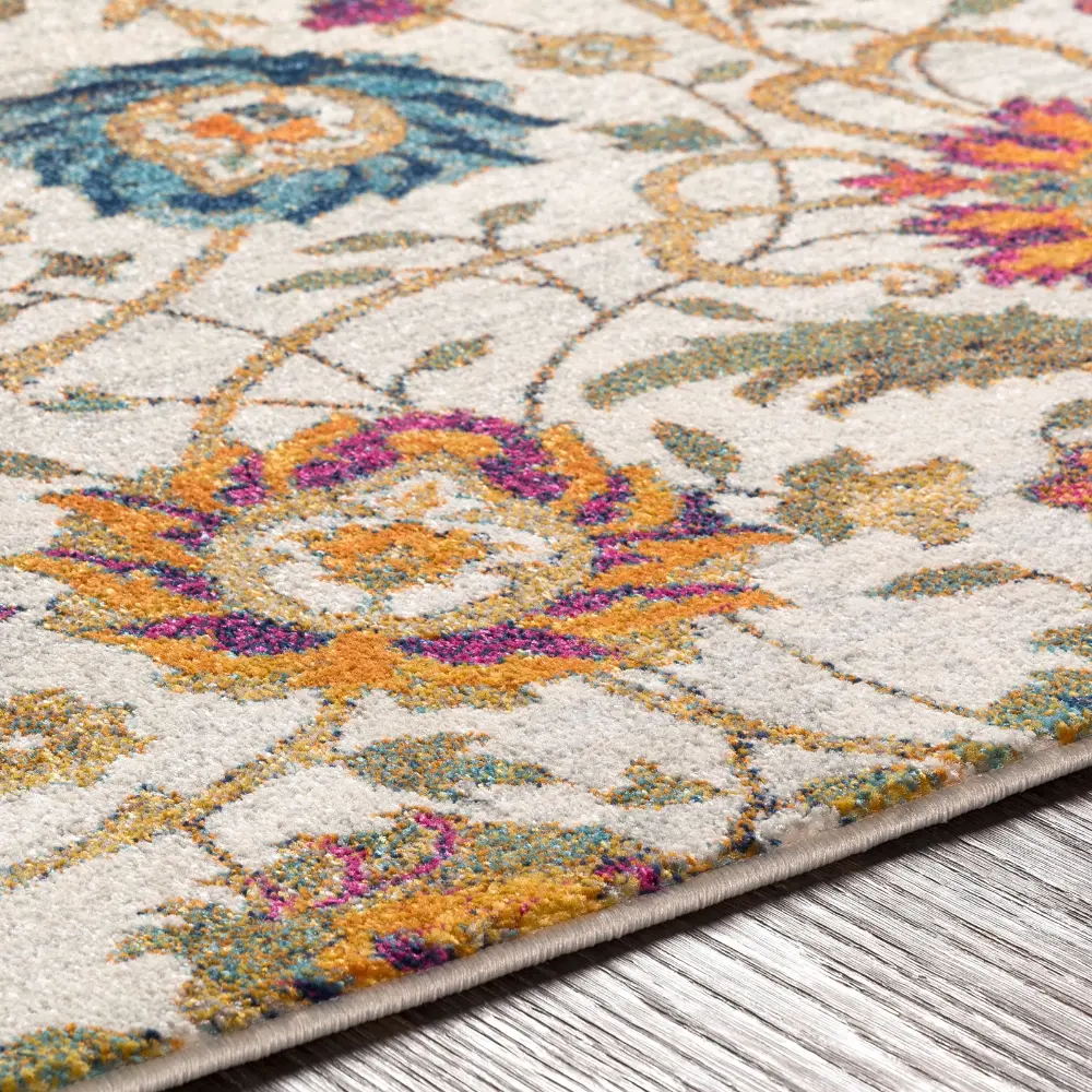 Hanshu Scandi Modern Boho Saffron Rug - Image 8